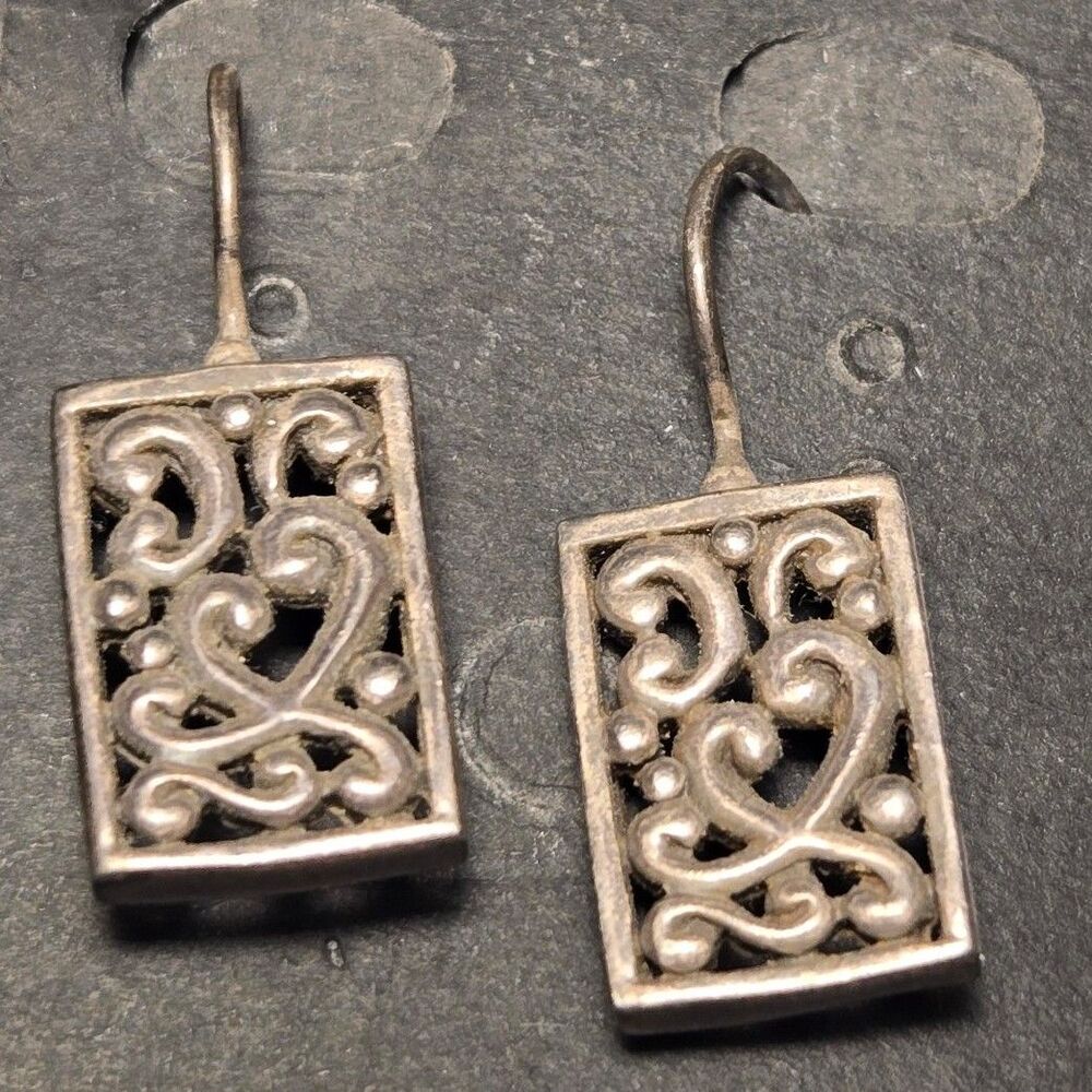 Thai Filigree Sterling Silver Earrings